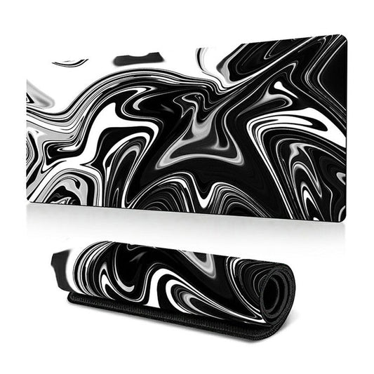 300 x 600 x 3mm Abstract Fluid Pattern Large Mouse Mat Non-Slip Rubber Mouse Pad - Style J