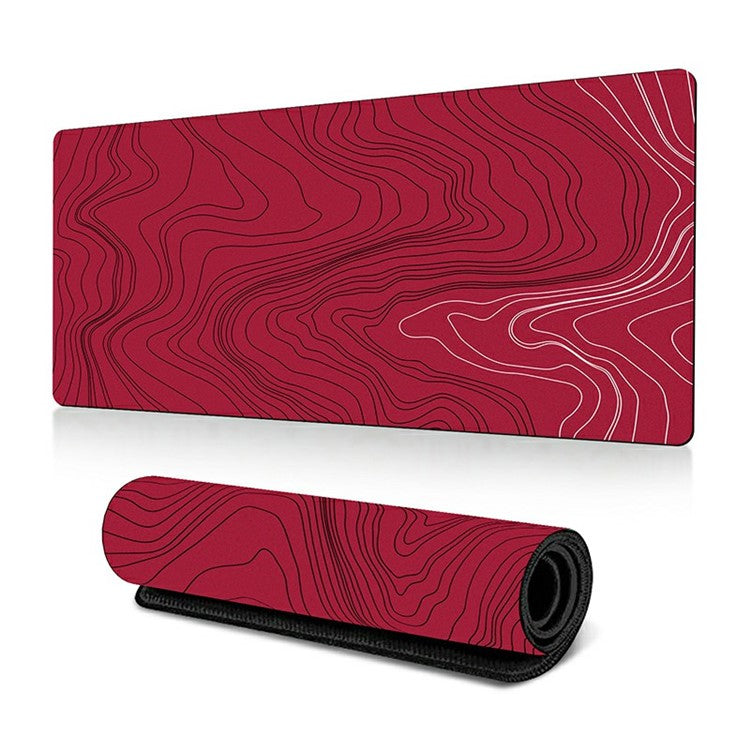 300 x 600 x 3mm Abstract Fluid Pattern Large Mouse Mat Non-Slip Rubber Mouse Pad - Style P