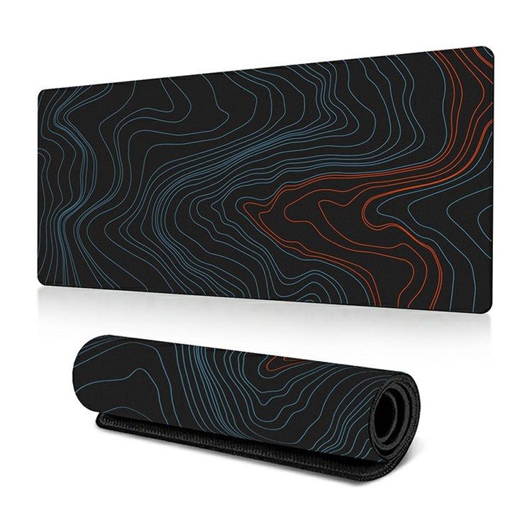 300 x 600 x 3mm Abstract Fluid Pattern Large Mouse Mat Non-Slip Rubber Mouse Pad - Style R