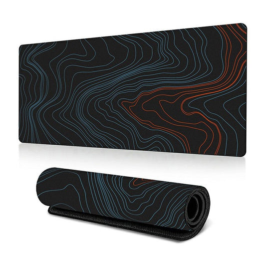 300 x 600 x 3mm Abstract Fluid Pattern Large Mouse Mat Non-Slip Rubber Mouse Pad - Style R