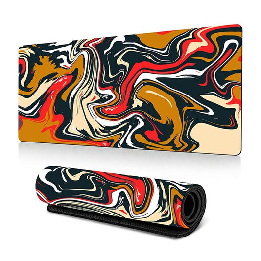 300 x 600 x 2mm Abstract Fluid Pattern Mouse Pad Desk Large Mouse Mat - Style L
