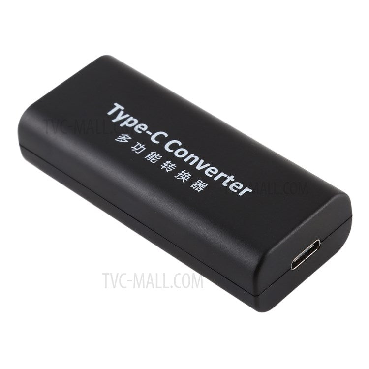 4.5x3.0mm Female to Type-C Female Converter + 15cm Type-C Cable