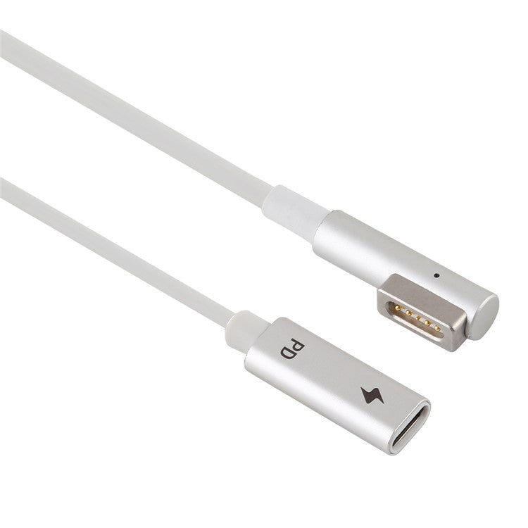 5 Pin magnetic head (L Head the First Gen) to Type-C PD Quick Charge Adapter