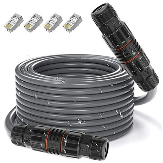 23m For Starlink Gen3 Rectangular Satellite Standard V3 Extension Cable High Speed Ethernet CAT5E Wire