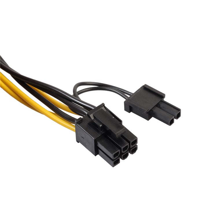 30cm PCI-Express PCIE 8Pin to Dual 8Pin Graphic Video Card Adapter Power Supply Cable