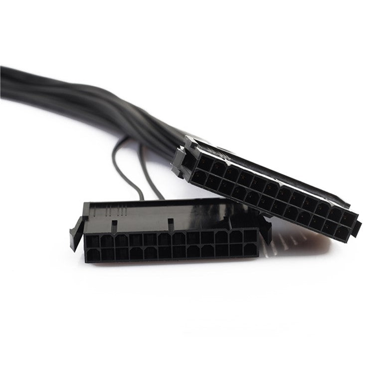 24Pin 30cm Dual Start Power Cord Dual Power Start Cable for Computer Connectors