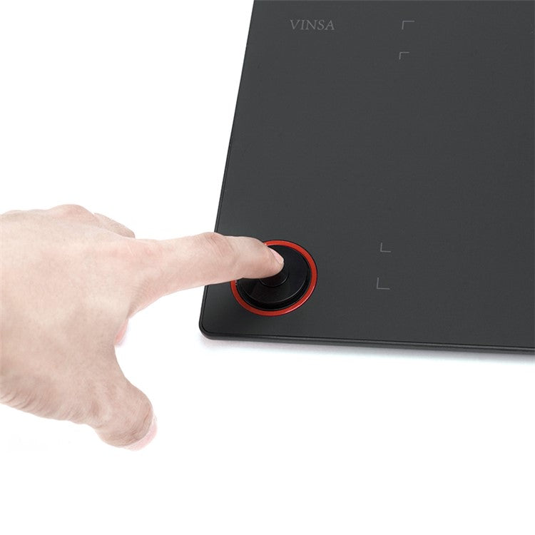 VINSA T608 Graphics Tablet Electronic Drawing Plate Hand Drawing Board with Pressure Sensitive Pen OTG Adapter