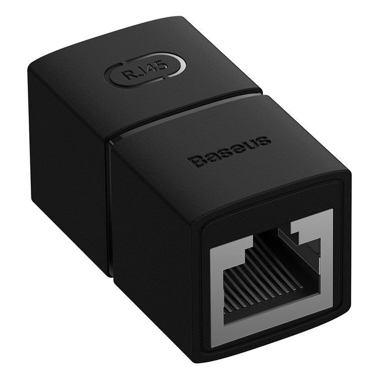 BASEUS AirJoy Series 1Pc RJ45 Ethernet Cable Connector Network Extender Adapter - Black