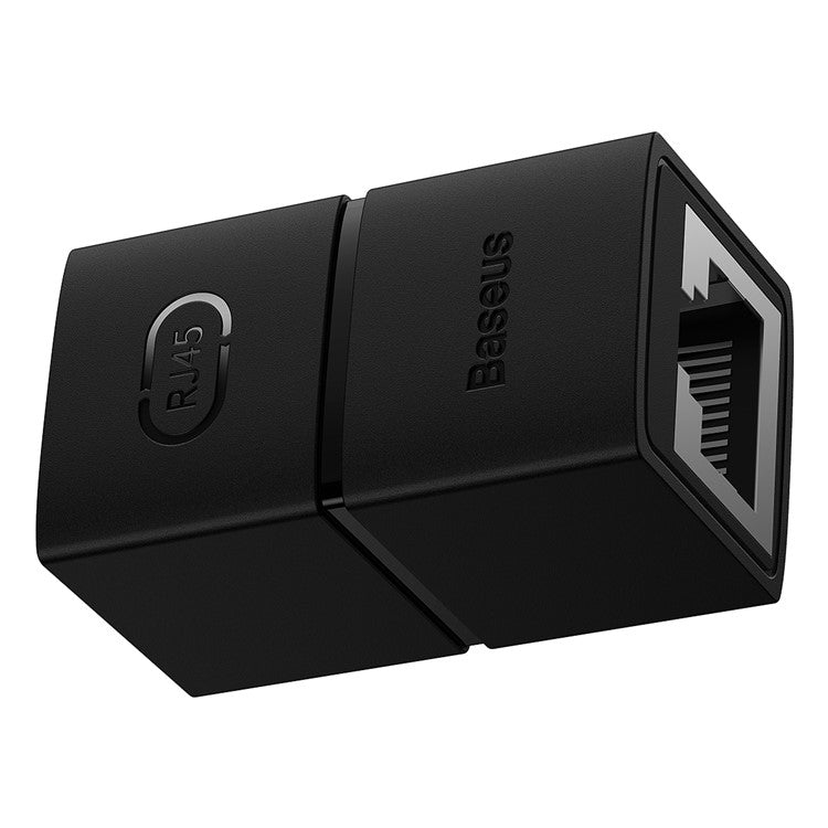 BASEUS AirJoy Series 1Pc RJ45 Ethernet Cable Connector Network Extender Adapter - Black