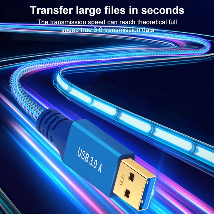 2m USB 3.0 Male to Female Extension Cable for Printer / Hard Disk Box / Set-Top Box