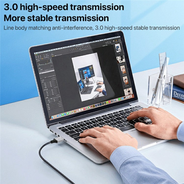 2m Plug and Play USB-A 3.0 to USB-B Square Port Male to Male Data Cable for Printer