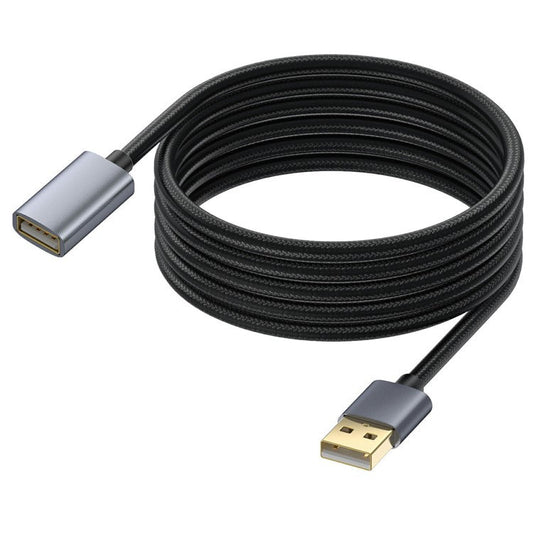 USB Extension Cable 3m USB 2.0 Type A Male to Female Extender Cord for Printer, Keyboard, Mouse, Flash Drive