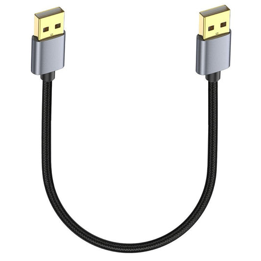 0.3m 480Mbps USB 2.0 Type A Male to Male Cable Extension Cord for Digital Camera Printer Scanner