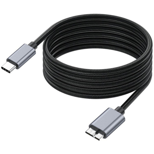 1.8m USB Type C to Micro B Cable Compatible with Seagate WD Westgate My Passport MacBook Pro / Ipad