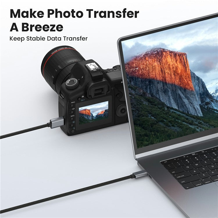 1.8m USB Type C to Micro B Cable Compatible with Seagate WD Westgate My Passport MacBook Pro / Ipad