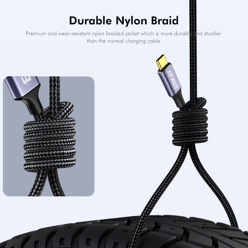 1.2m ENKAY ENK-CB172 USB 2.0 to 3 USB 2.0 Charging Cable OTG Splitter Y Extension Cord - Grey