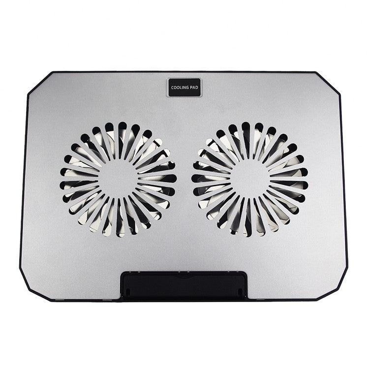 N22 Adjustable Laptop Cooling Stand Phone Holder Portable Notebook Cooler with 2 USB Ports
