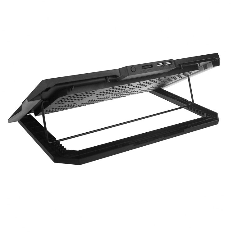 S601 Adjustable Height Gaming Laptop Cooling Pad RGB Light Notebook Cooler with Phone Holder