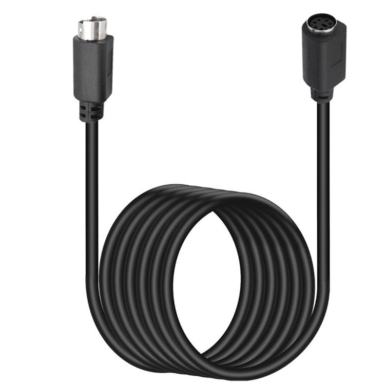 3m Mini DIN 6 Pin Cable Male to Female Straight Head Copper Core Extension Cord