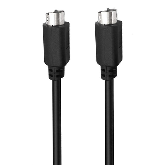 Mini DIN 6 Pin Cable 1.8 Meter Male to Male Straight Connectors Copper Core Extension Cord