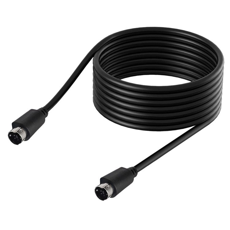 3m Mini DIN 7 Pin S-Video Cable Straight Male to Male Audio Video Transfer Cord
