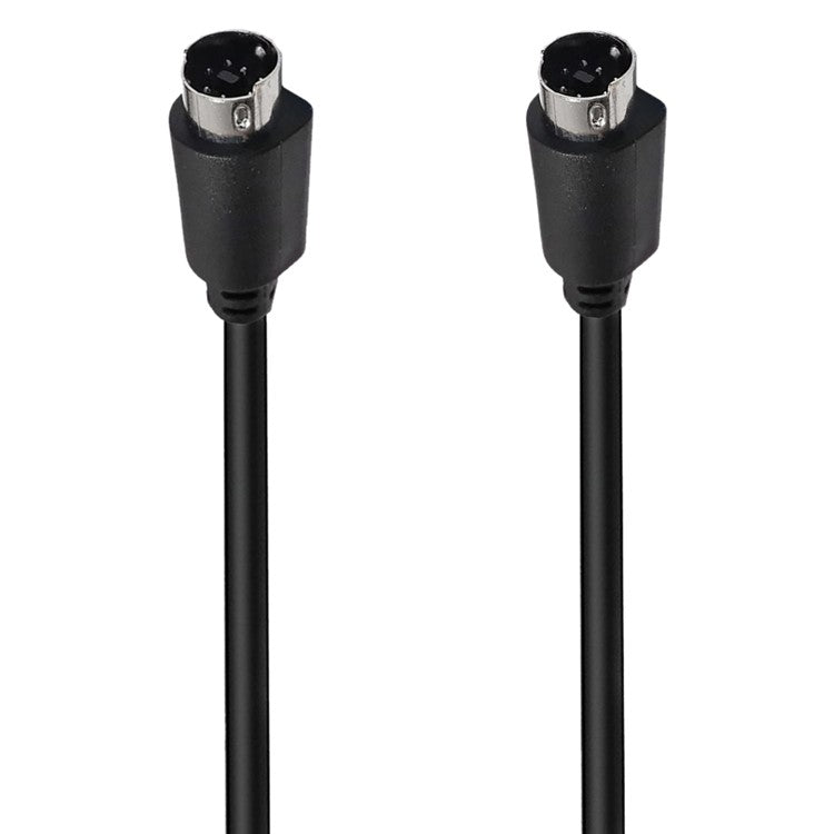 1.8m Mini DIN 7 Pin S-Video Cable Straight Male to Male Audio Video Transfer Cord