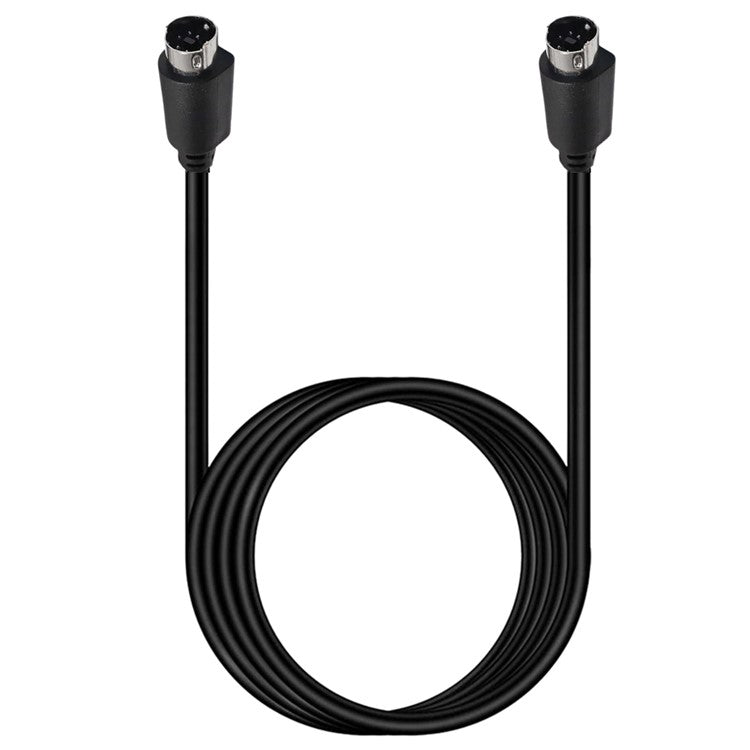 1.8m Mini DIN 7 Pin S-Video Cable Straight Male to Male Audio Video Transfer Cord