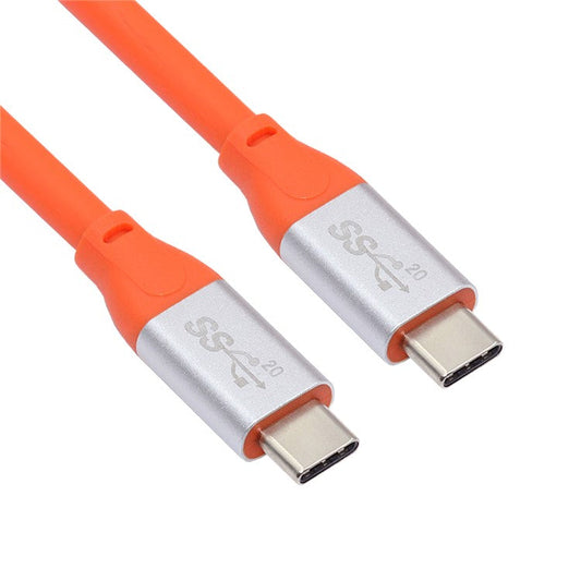 UC-033-OR-3.0M 3.0M 20Gbps High Speed USB4 Type-C Male to Male Cord 100W Fast Charging Cable