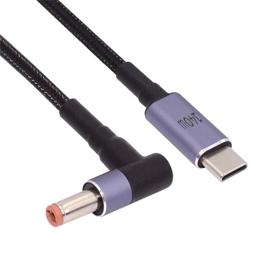 UC-065-5525MM 1.8m Type-C to DC 5.5*2.1mm PD 140W (20V 7A) Charging Cable Power Cord