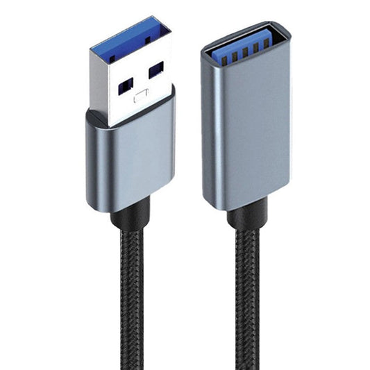 JUNSUNMAY 3m USB 3.0 Male to Female 2A Charging Data Cable 5Gbps Nylon Braided Extension Cord