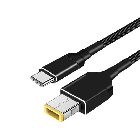 Type-C to Square Power Charging Cable for Lenovo Computer 100W 1.8m Charger Cord