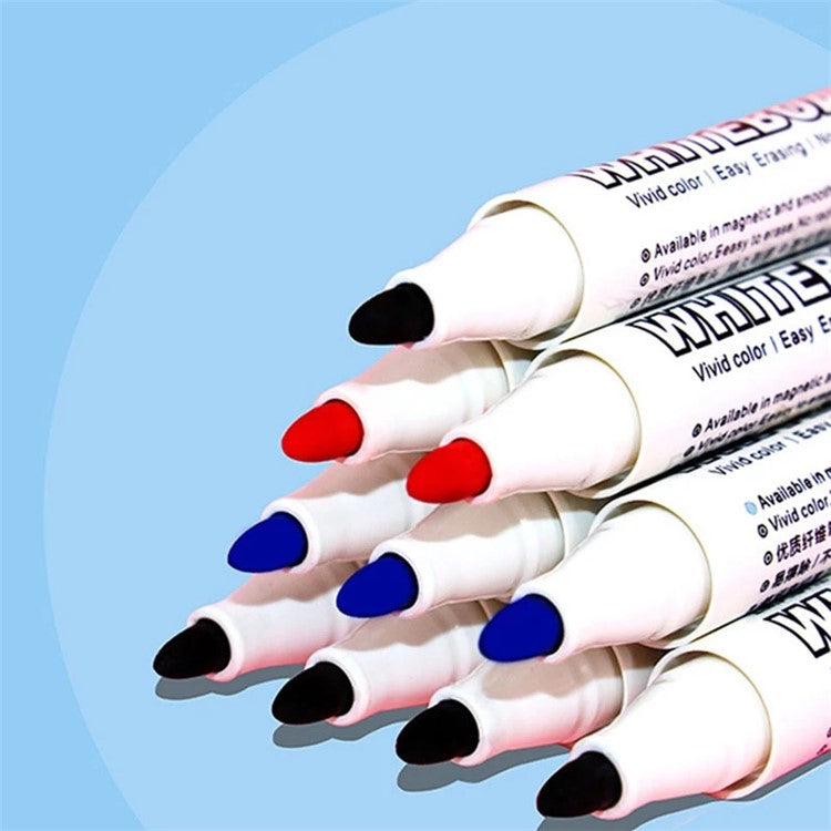 10-in-1 Whiteboard Marker Pen Painting Graffiti Drawing Pen - Black