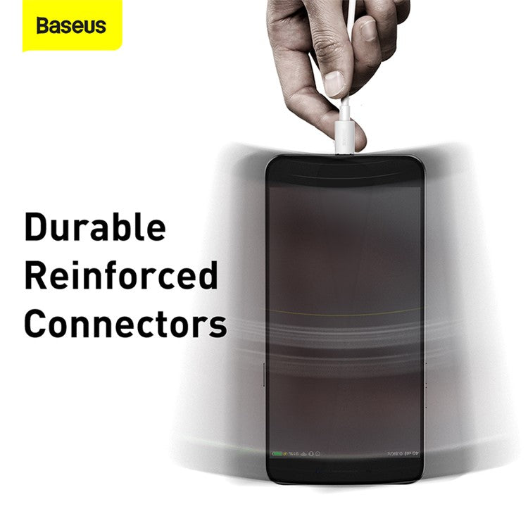 [2PCS/Set]BASEUS Simple Wisdom Data Cable Kit USB to Micro 2.1A, 1.5m
