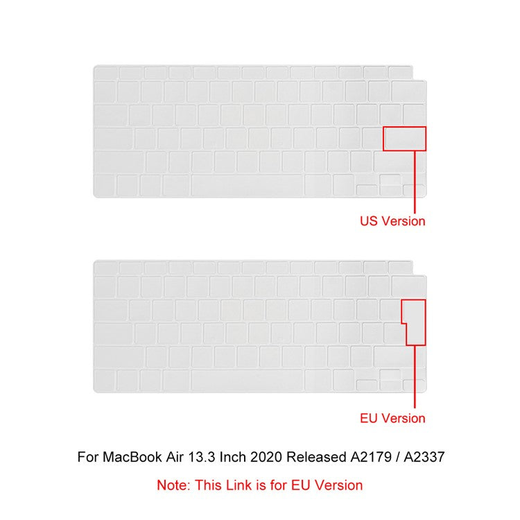 ENKAY HAT PRINCE Ultra-thin TPU Dust-proof Keyboard Protective Film [EU Version] for MacBook Air 13.3-inch (A2179/A2337)