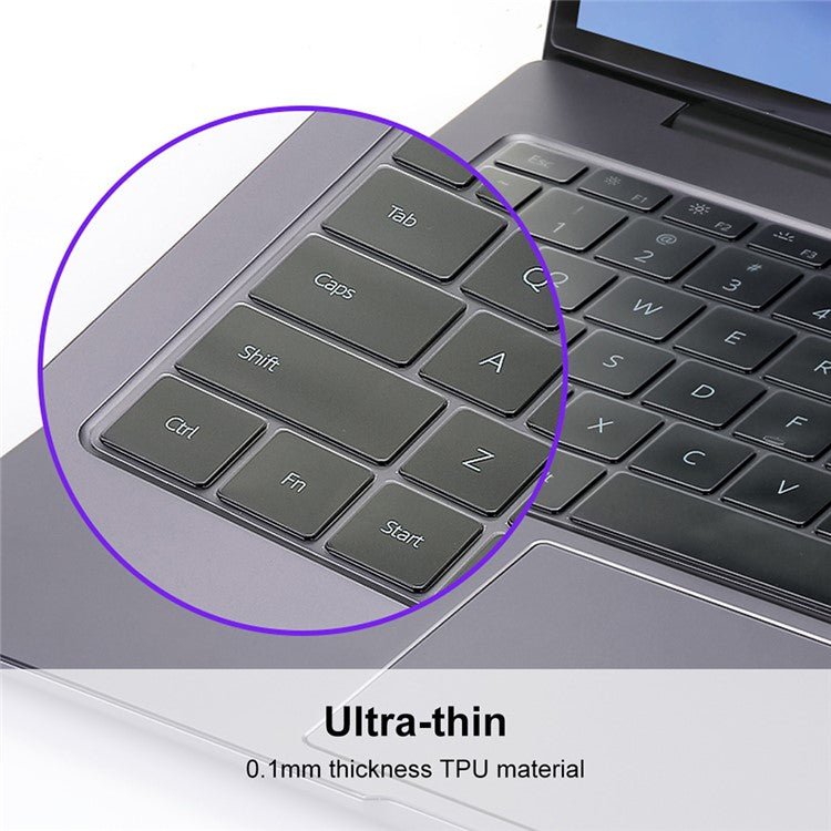 ENKAY HAT PRINCE Ultra-thin TPU Keyboard Protector Film Guard for Huawei MateBook 14 / MateBook D 14 / D 15 / MateBook X Pro (US Version)