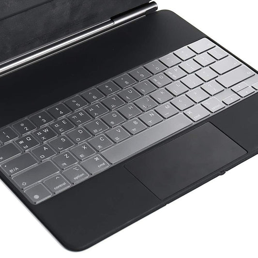 iPad Air 13 (2024) / iPad Pro 12.9 (2022/2021/2020) ENKAY US Version Magic Keyboard Cover Soft TPU Protective Film - Transparent