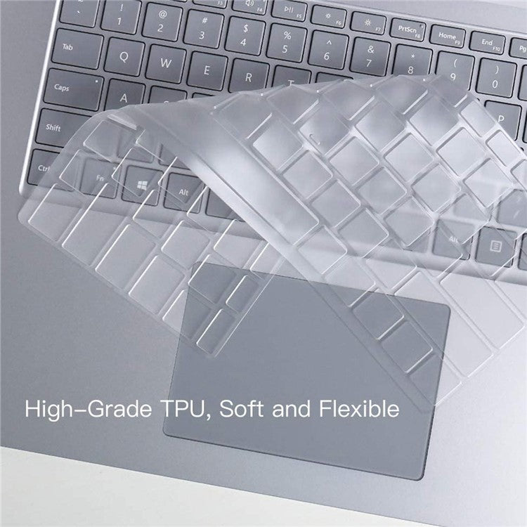 ENKAY HAT PRINCE Clear Keyboard Cover for Microsoft Surface Laptop 2 / 3 / 4 / 5 13.5, Ultra Thin TPU Keyboard Protector, US Version