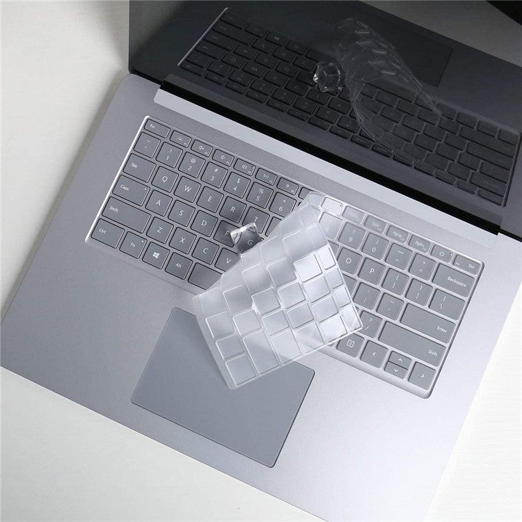 ENKAY HAT PRINCE Clear Keyboard Cover for Microsoft Surface Laptop 2 / 3 / 4 / 5 13.5, Ultra Thin TPU Keyboard Protector, US Version