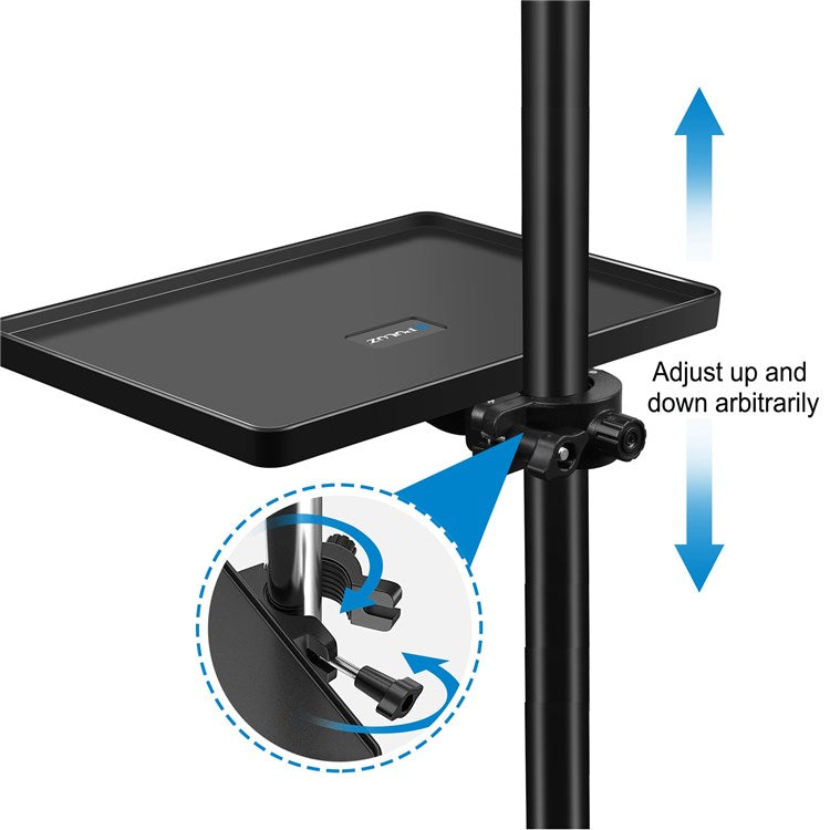 PULUZ PU626B Standard Version Live Tripod Clamp-on Sound Card Tray, Size 16.5x22cm