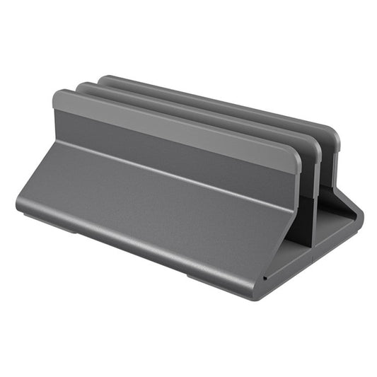 C4 Dual Slot Storage Base for Notebooks and Tablets Non-slip Aluminum Alloy Desk Stand
