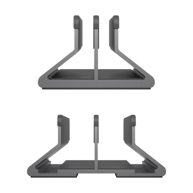 C4 Dual Slot Storage Base for Notebooks and Tablets Non-slip Aluminum Alloy Desk Stand