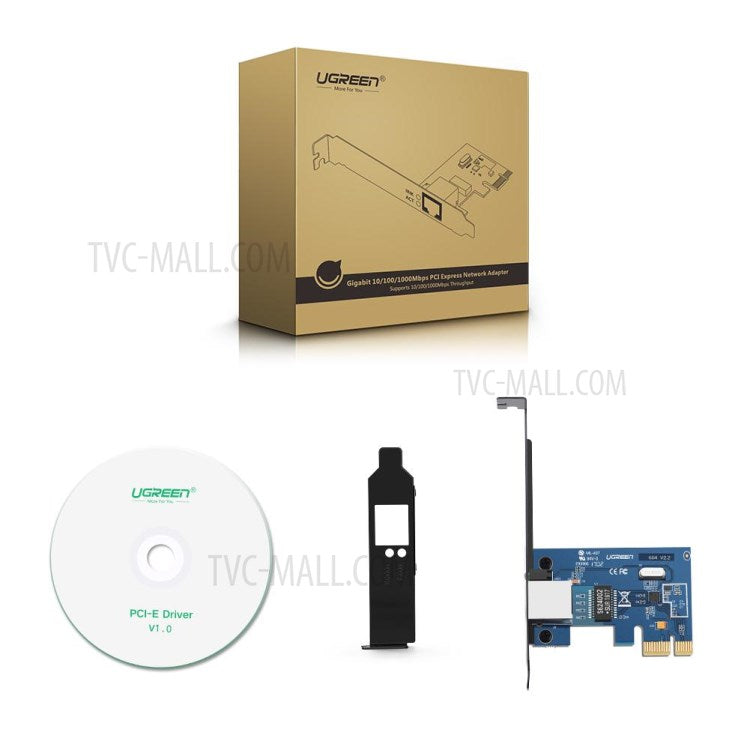 UGREEN Gigabit Ethernet PCI Express PCI-E Network Card RJ45 LAN Adapter Converter Network Controller for Desktop