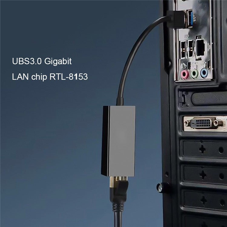 UE010 USB 3.0 1000Mbps Gigabit Ethernet Adapter USB 3.0 to RJ45 Lan Network Card for Laptop PC