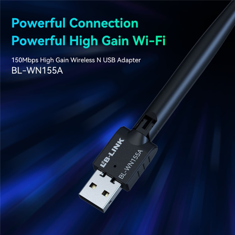 LB-LINK WN155A PC Computer Laptop 150M Wireless Network Card Adapter USB WiFi Receiver