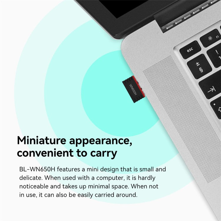 LB-LINK WN650H Dual Band 650M Wireless Network Card Portable USB WiFi Receiver