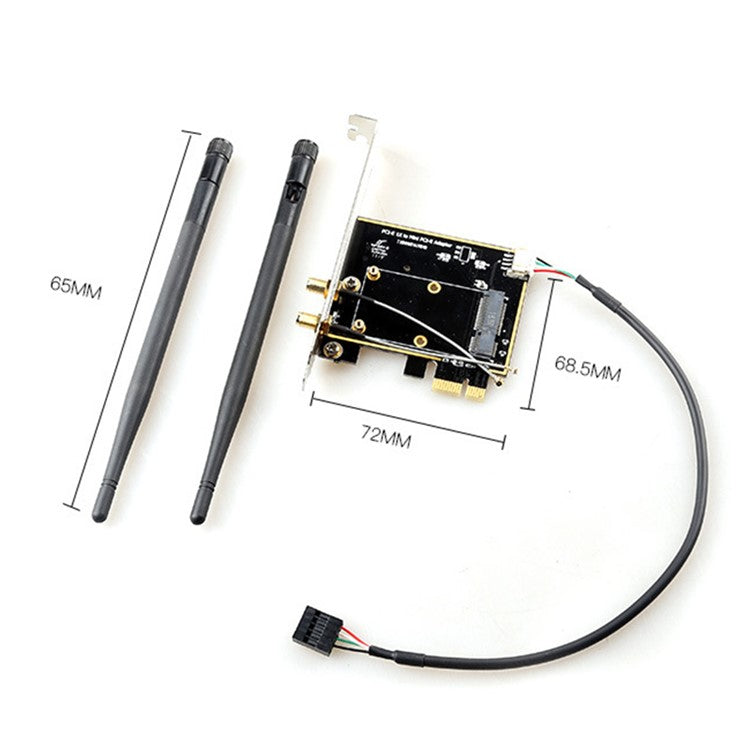 TXB098 Mini PCI-E to Desktop PCI-E Adapter Card Mini PCIE Adapter for Notebook WiFi Network Card