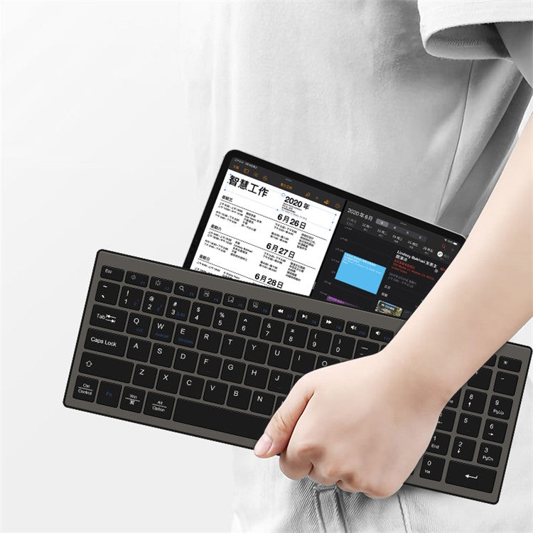 Wireless Bluetooth Dual Mode Scissor Switch JP Keyboard with Numeric Keypad for PC/Tablet/Smartphone