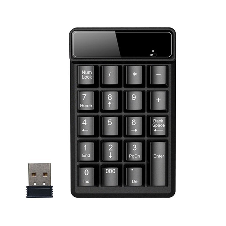 2.4G Wireless Mini Numeric Keyboard Suspended Mechanical Keyboard 19-key Mini Accounting Banking Keypad