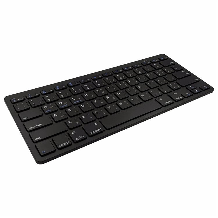[Persian Version] X5 78-Key Ultra Thin Wireless Bluetooth Keyboard No Driver for iPad iPhone - Black