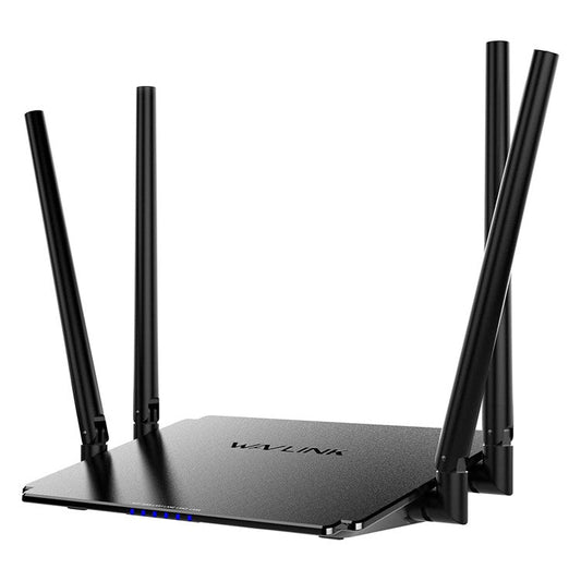 WAVLINK WS-WN532A3-B AC1200M Wireless Routers WPA2-PSK 300Mbps Dual Band Wireless Repeater with 4 Antennas - UK Plug
